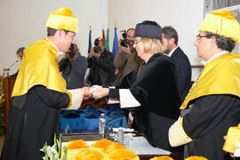 Investidura de nuevos doctores por la Universidad de Málaga. Paraninfo. Febrero de 2012