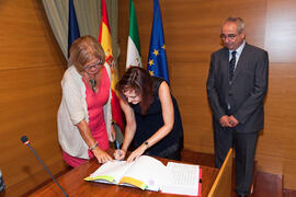 Toma de posesión del personal docente e investigador de la Universidad de Málaga. Rectorado. Octubre de 2011