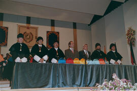 Apertura del Curso Académico 1992/1993 de la Universidad de Málaga. Teatro Cervantes. Octubre de 1992