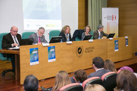 Mesa 1: "La perspectiva de las Naciones Unidas". Jornada "Brexit y Gibraltar. Un reto con oportunidades conjuntas". Edificio del Rectorado. Febrero de 2017