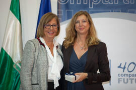 Homenaje a los jubilados y al personal que cumple 25 años de servicio en la Universidad de Málaga. Paraninfo. Octubre de 2012