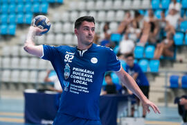 Partido Universidad de Suceava - Universidad Duisburg-Essen. Categoría masculina. Campeonato Europeo Universitario de Balonmano. Antequera. Julio de 2017