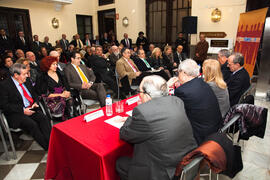Conmemoración del 45 Aniversario de la primera clase universitaria en el Ayuntamiento de Málaga. Enero de 2011