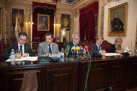 Firma de convenio entre la Universidad de Málaga Y ADIF en apoyo al Proyecto "Andalucía Tech". Antequera, Málaga. Octubre de 2010