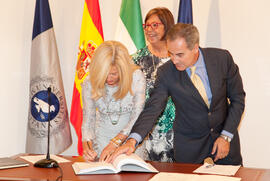 Toma de posesión de nuevos cargos de la Universidad de Málaga. Rectorado. Octubre de 2013