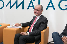 Francisco de la Torre. Inauguración del I Workshop Red de Cátedras Estratégicas. Edificio de Tabacalera. Mayo de 2018