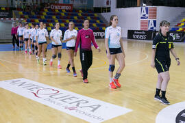 Partido Universidad de Akdeniz - Universidad de Málaga. Categoría femenina. Campeonato Europeo Universitario de Balonmano. Antequera. Julio de 2017
