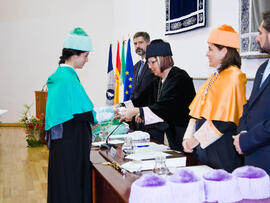 Investidura de nuevos doctores por la Universidad de Málaga 2010. Paraninfo. Enero de 2010