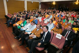 Asistentes a la investidura como Doctor "Honoris Causa" de Heliodoro Carpintero Capell por la Facultad de Psicología de la Universidad de Málaga. Edificio del Rectorado. Mayo de 2019