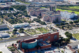 Vista aérea general. Campus de Teatinos. Diciembre de 2016