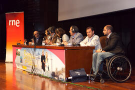 Programa de Radio Nacional de España "Juntos paso a paso". 3º Congreso Internacional de Actividad Físico-Deportiva para Mayores de la Universidad de Málaga. Palacio de Ferias y Congresos de Málaga. Marzo de 2009