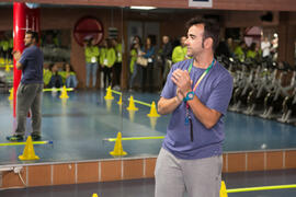 Mario Muñoz Rey. Taller de danzas colectivas. 7º Congreso Internacional de Actividad Física Deportiva para Mayores. Escuela Técnica Superior de Ingeniería de Telecomunicaciones y de Informática. Noviembre de 2017