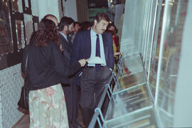 Inauguración de la exposición "Mujeres en la Guerra Civil". Abril de 1990
