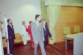 Inauguración del Rectorado por el príncipe Felipe. Málaga. Abril de 2002