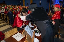 Investidura de Emilia Casas Baamonde como Doctora "Honoris Causa" por la Facultad de Derecho de la Universidad de Málaga. Paraninfo. Noviembre de 2022
