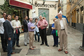 Visita anual de la conferencia de la RedOTRI en el centro histórico de Málaga. Junio de 2010