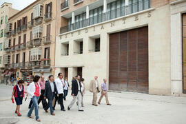 Visita anual de la conferencia de la RedOTRI en el centro histórico de Málaga. Junio de 2010