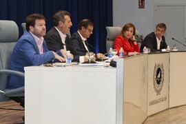 Intervención de Ernesto Pimentel. Debate electoral entre los candidatos a Rector de la Universidad de Málaga. Escuela Técnica Superior de Ingeniería Informática y Telecomunicaciones. Noviembre de 2023