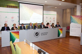 Presentación de los cursos de verano de la Universidad de Málaga. Rectorado. Mayo de 2011