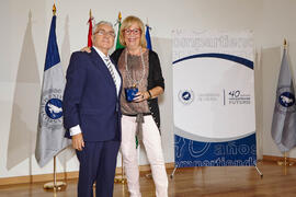 Homenaje al personal que cumple 25 años al servicio de la Universidad de Málaga y al personal jubilado. Paraninfo. Julio de 2013