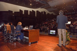 Ponencia de Antonio Cuesta. Panel de Expertos. 3º Congreso Internacional de Actividad Físico-Deportiva para Mayores de la Universidad de Málaga. Palacio de Ferias y Congresos de Málaga. Marzo de 2009