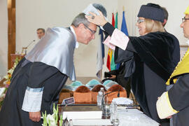 Investidura de nuevos doctores por la Universidad de Málaga. Paraninfo. Febrero de 2012