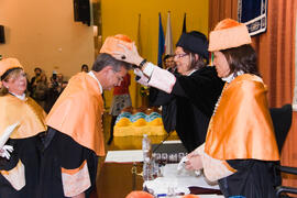 Investidura de nuevos doctores por la Universidad de Málaga. Paraninfo. Diciembre de 2009