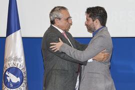 Toma de posesión de Francisco Ángel Moreno Dueñas como profesor titular del Área de Ingeniería de Sistemas y Automática de la Universidad de Málaga. Toma de posesión de nuevos catedráticos y profesores titulares de la Universidad de Málaga. Paraninfo. Noviembre de 2023