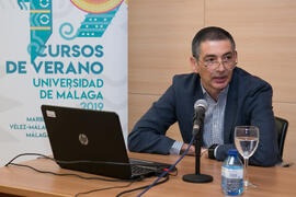 Taller «Retos y desafíos en torno al agua usada para abastecimiento urbano». Curso "Agua y desarrollo sostenible en un contexto de cambio climático". Cursos de verano 2019 de la Universidad de Málaga. Marbella. Julio de 2019