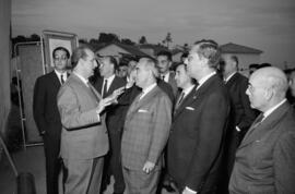 Bendición de la estación de la depuradora de agua. Torremolinos. Málaga. Octubre de 1963
