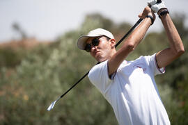 Jugador de la Universidad Toulouse 1 Capitole. Campeonato Europeo de Golf Universitario. Antequera. Junio de 2019