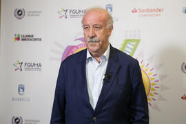 Vicente del Bosque. Curso "Infancia en riesgo: derechos y retos. A los 30 años de la Convención de los Derechos del Niño". Cursos de verano 2019 de la Universidad de Málaga. Marbella. Julio de 2019