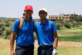 Jugador y entrenador de la Universidad Toulouse Capitole. Campeonato Europeo de Golf Universitario. Antequera. Junio de 2019