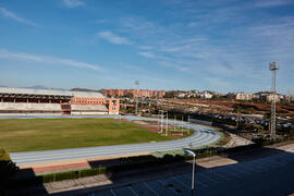 Complejo Polideportivo Universitario. Campus de Teatinos. Abril de 2021