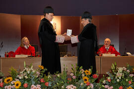 Entrega de la Medalla de Oro de la Universidad de Córdoba a la Universidad de Málaga. Córdoba. Junio de 2022