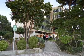 Comitiva académica. Investidura de Hermanfrid Schubart, Alejandro Portes y Luis Enrique de la Villa como Doctores "Honoris Causa" por la Universidad de Málaga. Paraninfo. Octubre de 2024