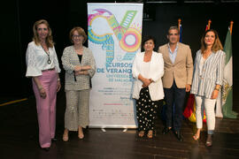 Autoridades. Acto de inauguración de los Cursos de Verano de la Universidad de Málaga. Marbella. Julio de 2019