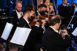 Concierto de Bandas Sonoras de la 30 edición de Fancine de la Universidad de Málaga. Auditorio de la Escuela Técnica de Ingeniería de Telecomunicaciones e Informática. Noviembre de 2020