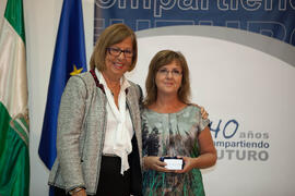 Homenaje a los jubilados y al personal que cumple 25 años de servicio en la Universidad de Málaga. Paraninfo. Octubre de 2012