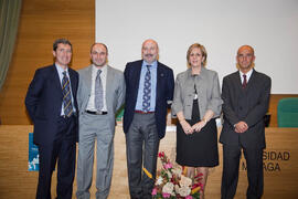 Nombramiento de D. Fernando Ocaña como Alumno de Honor de Facultad de Ciencias Económicas y Empresariales de la Universidad de Málaga. Rectorado. Marzo de 2009