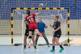Partido Universidad de Primorska - Universidad de Akdeniz. Categoría femenina. Campeonato Europeo Universitario de Balonmano. Antequera. Julio de 2017