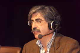 Juan Fernández. Programa de Radio Nacional de España "Juntos paso a paso". 3º Congreso Internacional de Actividad Físico-Deportiva para Mayores de la Universidad de Málaga. Palacio de Ferias y Congresos de Málaga. Marzo de 2009