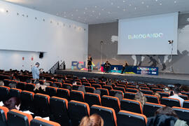 "Dialogando" con Ousman Umar. Facultad de Estudios Sociales y del Trabajo. Marzo de 2020