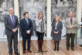 Presentación de la exposición "Semana Santa, 1972. UMA 40 años compartiendo futuro". Rectorado. Marzo de 2013