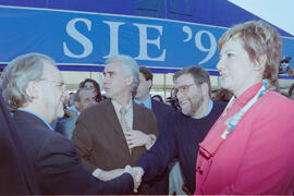 Inauguración del Salón Internacional del Estudiante. Málaga. Mayo de 1998