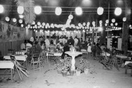 Caseta de la feria de Málaga. Parque de Málaga. Agosto de 1963
