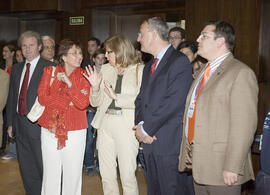 Visita del ministro Jesús Caldera. 2º Congreso Internacional de Actividad Físico-Deportiva para Mayores de la Universidad de Málaga. Palacio de Ferias y Congresos de Málaga. Marzo de 2007