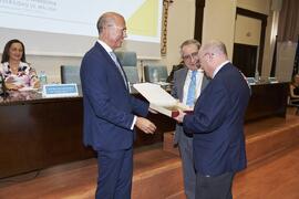 Reconocimiento a personal jubilado. Celebración del 50 Aniversario de la Facultad de Medicina de la Universidad de Málaga. Facultad de Medicina. Octubre de 2022