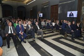 Asistentes a la toma de posesión de D. Teodomiro López Navarrete como Rector de la Universidad de Málaga. Palacio de San Telmo, Sevilla. Febrero de 2024