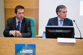 Mesa 3: "La perspectiva de las personas (físicas y jurídicas)". Jornada "Brexit y Gibraltar. Un reto con oportunidades conjuntas". Edificio del Rectorado. Febrero de 2017